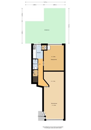 Floorplan - Mathenesserweg 80C, 3026 HG Rotterdam